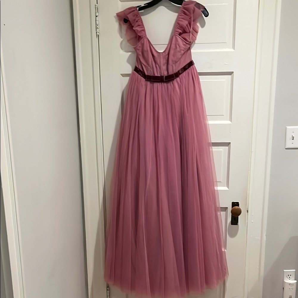 LoveShackFancy Macron Pink Tulle Gown - NWT - Picture 5 of 11